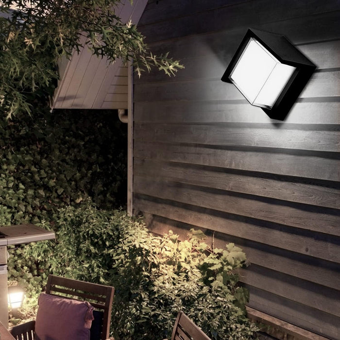 12W LED Exterior Wall Light 6000K